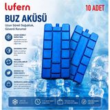 Lufern 10 Adet Buz Aküsü 12 Saat Termal Soğutma Kamp Piknik Seyahat Yiyecek Içecek Çanta Soğuk Kutusu