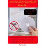 Lufern Ayarlanabilir Sineklik Cırt Bantlı Yapışkanlı Hızlı Pratik Pencere Cam Kapı 0,75 cmx1,25 cm - 4 mt
