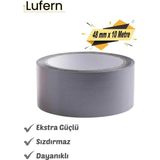 Lufern Çok Amaçlı Su Geçirmez Sızdırmaz Dayanıklı Izole Gri Tamir Bandı 48 mm 10 mt 1 Adet