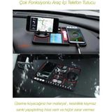 Lufern Çok Fonksiyonlu Araç Içi Telefon Tutucu Kaymaz Araba Torpido Matı Park Numaratörü Telefon Anahtar