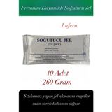 Lufern Dayanıklı Soğutucu Jel Poşet Buz Aküsü Malzeme Kamp Piknik Yolculuk Seyahat Yiyecek 260 gr 10 Adet - Beyaz