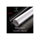 Lufern Eşya Koruyucu Şeffaf Film 2 Metre x 45 Cm Yağ Tutmaz Duvar Çizilme Engelleyici Film Folyo Yapışkanlı