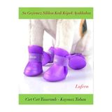 Lufern Özel Tasarım Su Geçirmez Silikon Kedi Köpek Ayakkabısı Cırt Cırtlı Kaymaz Evcil Hayvan Pati Koruma