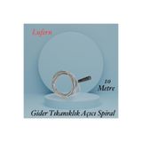 Lufern Premium 10 Metre Tıkanıklık Kanal Açma Klozet Gider Açıcı Boru Temizleme Spiral Tel Susta Manuel Uç
