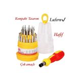Lufern Premium 31 Parça Yumurta Tornavida Bits Uç Seti Telefon Tamir Saat Elektronik Farklı Metal Başlık