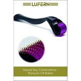 Lufern Premium Cilt Bakım ve Yüz Masaj Aleti Vücut Yenileme Titanyum Uçlu 540 Iğneli Dermaroller - 0.5 mm