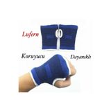 Lufern Premium Elastik 1 Çift Fitness Voleybol Avuç İçi Baş Parmak Bilek Destek Bandı Sporcu El Bilekliği