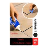 Lufern Premium Fayans Arası Antrasit Hazır Derz Dolgu Gaga Uç Tüp Mermer Mutfak Banyo Zemin Duvar Onarıcı