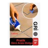 Lufern Premium Fayans Arası Gri Hazır Derz Dolgu Gaga Uç Tüp Mermer Mutfak Banyo Zemin Duvar Onarıcı