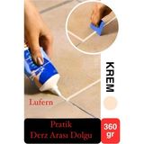 Lufern Premium Krem Derz Dolgu Tüp 360 gr Su Geçirmez Mermer Mutfak Banyo Zemin Duvar Onarıcı