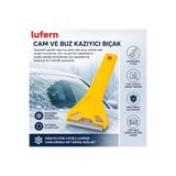Lufern Profesyonel Cam ve Buz Kazıyıcı Bıçak Don Sert Tabaka Buzlanma Boya Spatula Paslanmaz Çelik