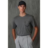 Lufian 111020169 Yeşil Sirius Modern Grafik Erkek T-Shirt