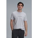 Lufian 111020190 Tony Taş Renk Erkek T-shirt