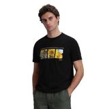 Lufian 111020192 June Siyah Bisiklet Yaka Erkek T-shirt
