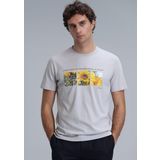 Lufian 111020192 June Taş Modern Grafik Erkek T-Shirt