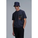 Lufian 111020202 Antrasit Erkek T-shirt