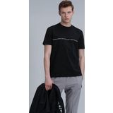Lufian 111020211 Carlos Siyah Modern Grafik Erkek T-shirt