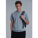 Lufian 111020216 Sarder Su Yeşili Erkek T-shirt