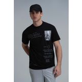 Lufian 111020219 Siyah Erkek T-shirt