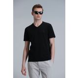 Lufian 111020224 Tuna Siyah Modern Grafik Erkek T-Shirt