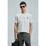 Lufian 111020263 Olıvıa Modern Grafik T- Shirt Erkek Tişort - Ekru
