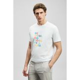 Lufian 111020290 Good Modern Grafik T- Shirt Erkek Tişort BEYAZ