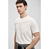 Lufian 111020321 Bran Modern Grafik T- Shirt Tişört Erkek Tişort BEYAZ
