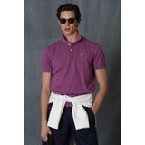 Lufian 111040120 Bordo Laon Spor Polo Yaka Erkek T-Shirt
