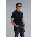 Lufian 111040164 Laon Lacivert Erkek T-shirt