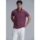 Lufian 111040164 Laon Mürdüm Smart Polo Erkek T-Shirt