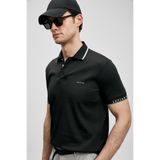Lufian 111040251 Hold Smart Erkek Polo Yaka Tişört Erkek Tişort SİYAH