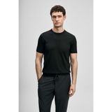 Lufian 111090156 Tıno Erkek Modal Karışımlı T- Shirt Erkek T-Shirt SİYAH