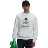 Lufian 112030128 Kırık Beyaz Erkek Sweatshirt