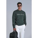 Lufian 112030137 Çimen Yeşili Loved Erkek Sweatshirt