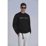 Lufian 112030137 Siyah Loved Erkek Sweatshirt