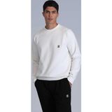 Lufian 112030154 Kırık Beyaz Grant Erkek Sweatshirt