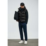 Lufian 112130030 Moses Siyah Kaz Tüyü Erkek Yelek