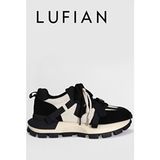 Lufian 121230049 Yoko Siyah Sneaker Ayakkabı Suni Deri Tabanı ile Hafif ve Esnek