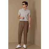 Lufian 627111040091 Taş Laon Spor Polo Yaka Erkek T-shirt