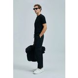 Lufian Alex Smart Erkek Chino Pantolon Slim Fit Siyah