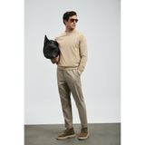 Lufian Amber Smart Erkek Chino Pantolon Slim Fit Bej
