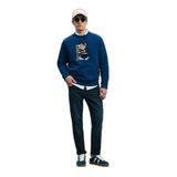 Lufian Andrea Spor Jean Erkek Pantolon Slim Fit Kot, Mavi, 31/32 Beden