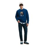 Lufian Andrea Spor Jean Erkek Pantolon Slim Fit Kot, Mavi, 36/30