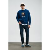Lufian Andrea Spor Jean Erkek Pantolon Slim Fit Mavi