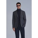 Lufian April Spor Erkek Blazer Ceket Slim Fit Lacivert - 52