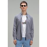 Lufian Ardmın Erkek Smart Gömlek Slim Fit Lacivert - XS
