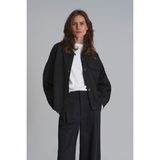 Lufian Arthur Kadın Gömlek Regular Fit Siyah - XS