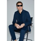 Lufian Asel Spor Erkek Blazer Ceket Slim Fit Lacivert