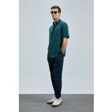Lufian Bert Erkek Basic Gömlek Comfort Fit Yeşil