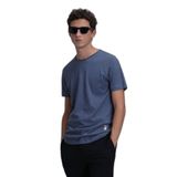 Lufian Bisiklet Yaka Kısa Kollu Gece Mavisi Erkek T-Shirt 111020203 L